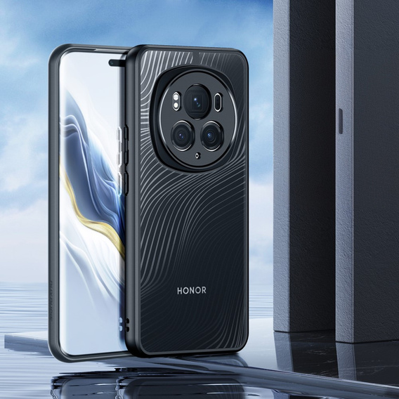 DuxDucis tok Honor Magic 6 Pro 5G, Aimo case, átlátszó / fekete
