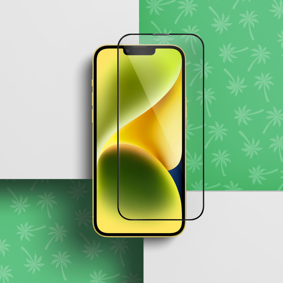 5D teljes ragasztós intelligens tenyér edzett üveg iPhone 14 Pro készülékhez