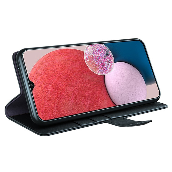 Pattintható tok Samsung Galaxy A13 4G, Split Leather, kék