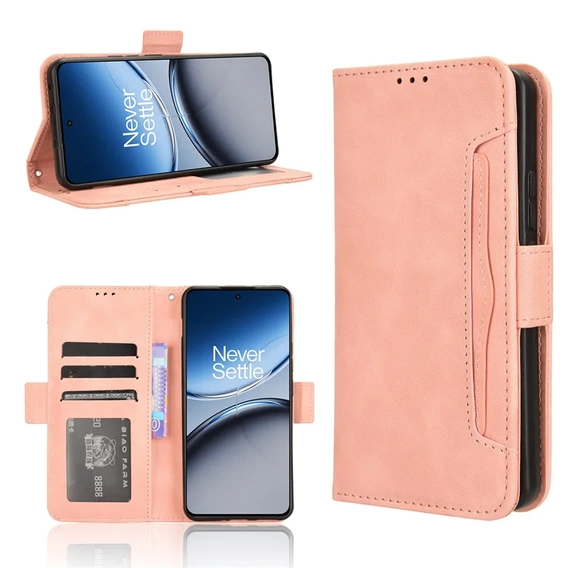 Pattintható tok a OnePlus Nord 4, Card Slot, rózsaszín