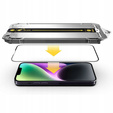 2x edzett üveg iPhone 16e / 14 / 13 / 13 Pro, ERBORD Easy App Full Screen Protector