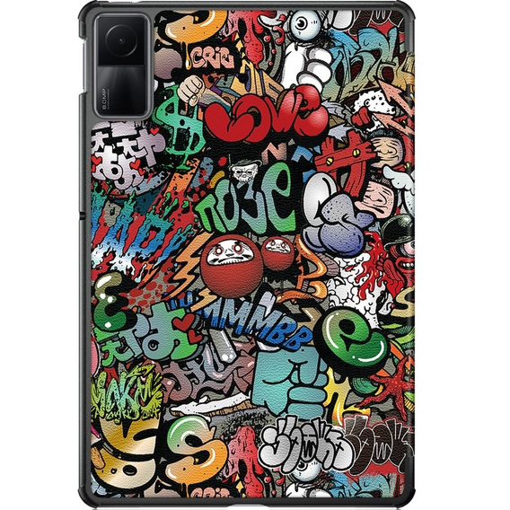 Tok Xiaomi Redmi Pad SE 11", Smartcase, graffiti