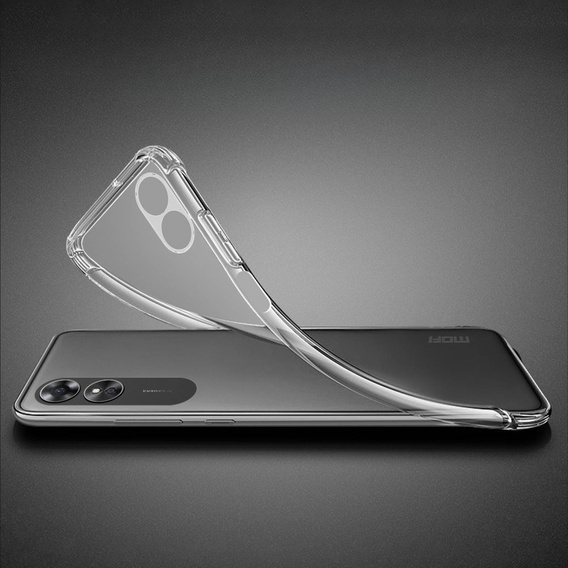 MOFI tok az Oppo A17, vékony, átlátszó