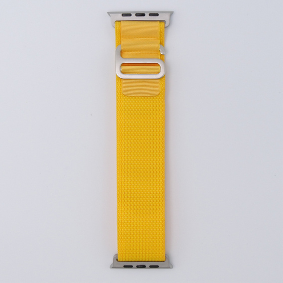 Nylon szíj Apple Watch 1/2/3/4/4/5/6/7/8/SE/ULTRA 42/44/45/45/49mm, sárga