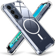 Tok a Samsung Galaxy A16, Fusion Hybrid, MagSafe-hoz, átlátszó + üveg a képernyőhöz