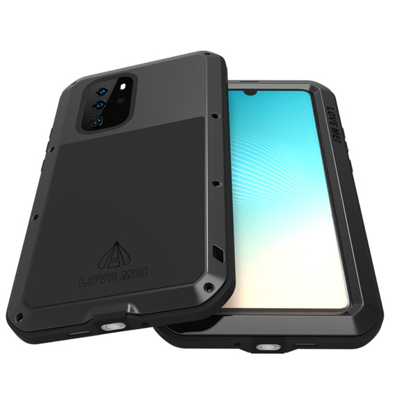 Love Mei Telefontok a Huawei P30 Pro, armored with glass, fekete