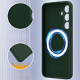 Telefontok a Samsung Galaxy S24 FE, Silicone MagSafe, zöld