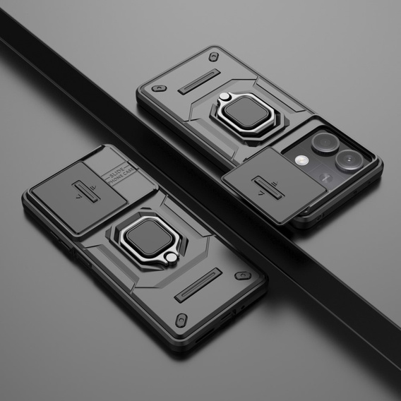 Telefontok a Xiaomi Redmi Note 13 5G, KickStand Camera Lens, fekete