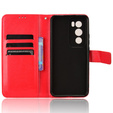 Pattintható tok a Oppo Reno 12, Crazy Horse Wallet, piros