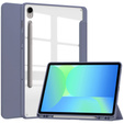 Tok Samsung Galaxy Tab S10 FE+ Plus, Smartcase Hybrid, tolltartó résszel, lila