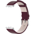 Bőrszíj Samsung Galaxy Fit 3 készülékhez, bordó színű
