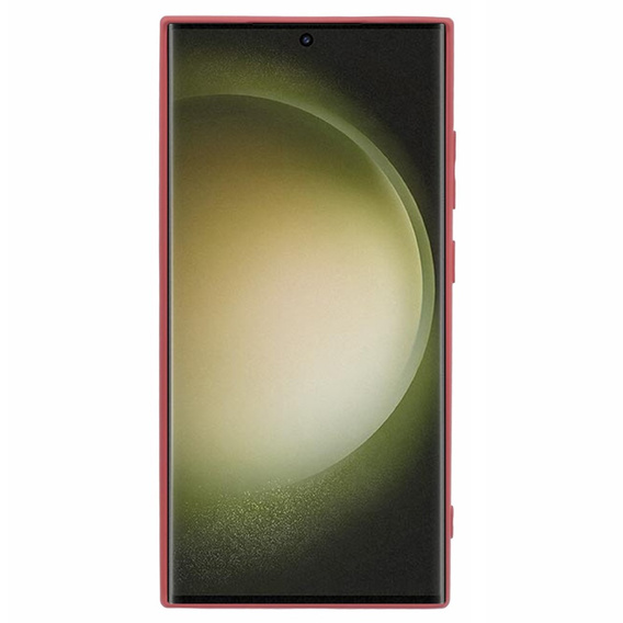 Telefontok a Samsung Galaxy S24 Ultra, Silicone Lite, piros