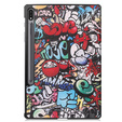 Tok Samsung Galaxy Tab S9 Plus, Smartcase, graffiti
