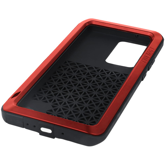 Love Mei Telefontok a Samsung Galaxy Note 20 Ultra, armored without glass, piros