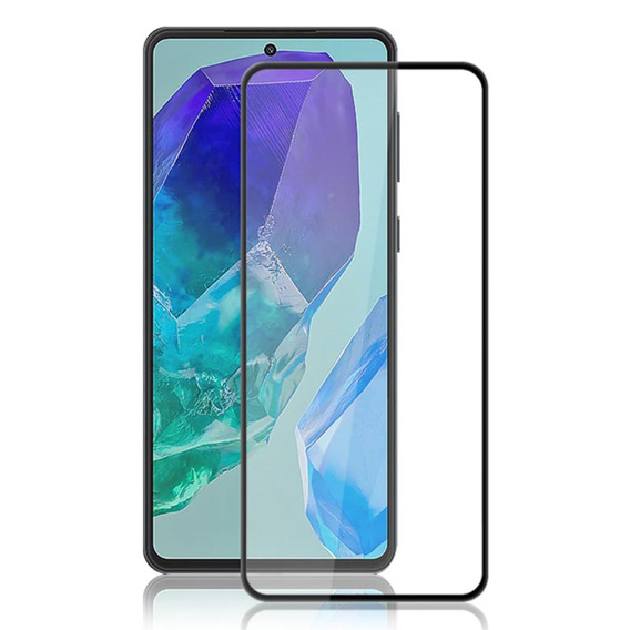 Mocolo Full Glue edzett üveg a következőkhöz Samsung Galaxy M55 5G, fekete keret
