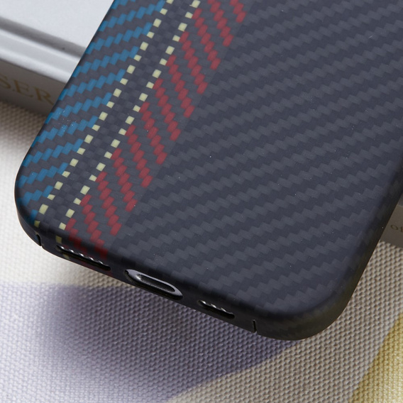 Tok iPhone 16 Pro Max hoz, Aramid Fiber MagSafe, fekete