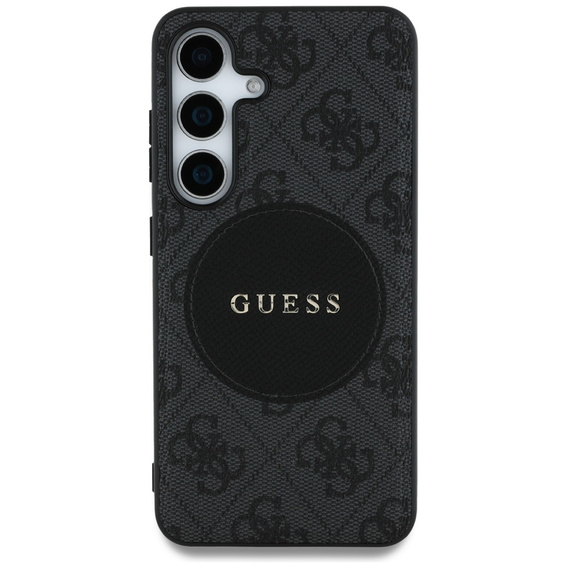 GUESS 4G Circle Classic Logo MagSafe tok Samsung Galaxy S25 készülékhez