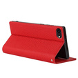 Bőr tok a iPhone 7/8/SE 2020/SE 2022, ERBORD Grain Leather, piros