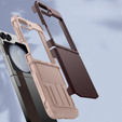 Páncélozott tok Samsung Galaxy Z Flip7 FE / Z Flip6, Armor Shockproof, bordó