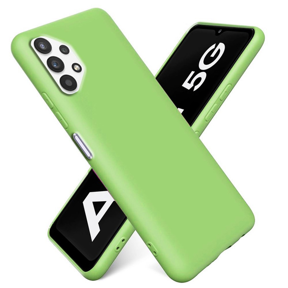 Telefontok a Samsung Galaxy A32 5G, Silicone Lite, zöld