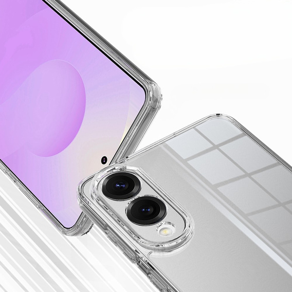 Telefontok a Samsung Galaxy S25 Edge, Fusion Hybrid, átlátszó