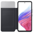 Eredeti Samsung tok a Galaxy A53 5G, S View Wallet Cover, fekete