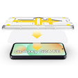 2x Edzett üveg az Samsung Galaxy S24 FE, ERBORD 9H Easy App