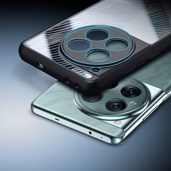 DuxDucis tok OnePlus 12, Aimo case, átlátszó / fekete