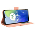 Pattintható tok a Motorola Moto G24 / G24 Power / G04, Card Slot, rózsaszín