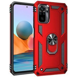 Páncélozott telefontok a Xiaomi Redmi Note 10 / 10S, Nox Case Ring, piros