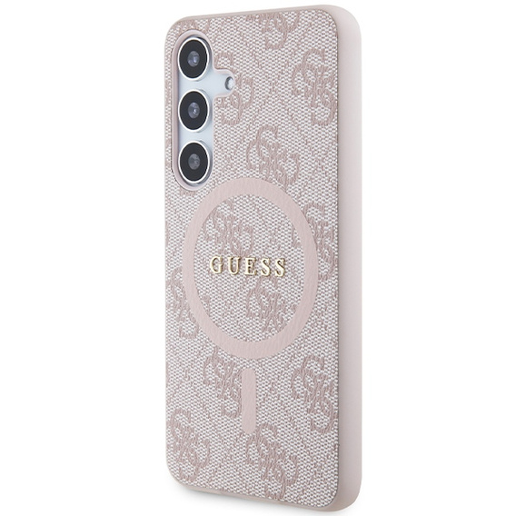 Guess HC MagSafe PU 4G Ring Classic Logo tok Samsung Galaxy S24-hez