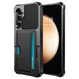 Tok Samsung Galaxy A55 5G, Card Holder Kickstand, fekete