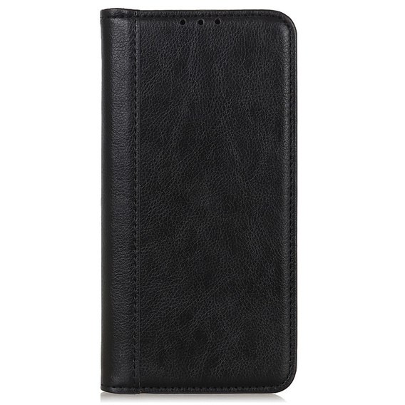 Telefontok a Xiaomi Redmi Note 13 Pro+, Wallet Litchi Leather, fekete