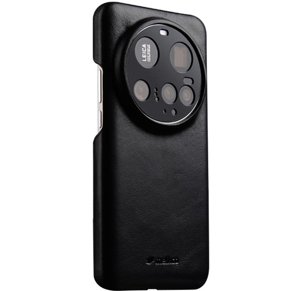 MELKCO tok Xiaomi 15 Ultra, bőr, fekete
