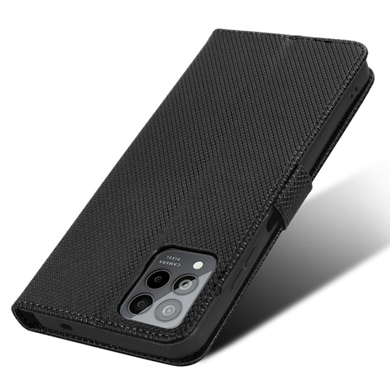 Pattintható tok a T Phone Pro 5G, Wallet Magnet, fekete