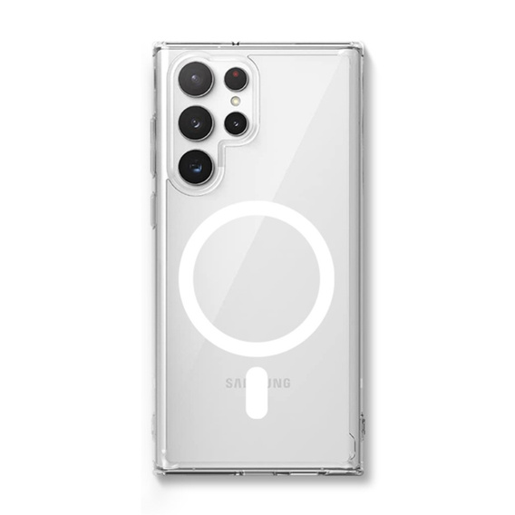 Telefontok a Samsung Galaxy S22 Ultra, Dropproof MagSafe, átlátszó