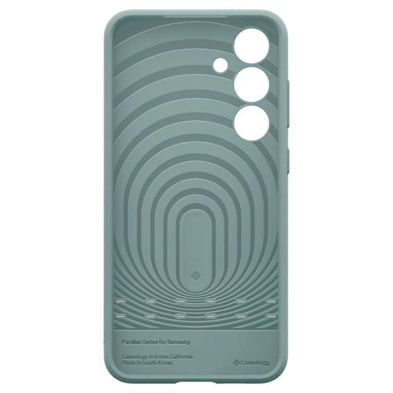 A Spigen által gyártott Caseology tok a Samsung Galaxy S24 FE, Parallax, zöld 