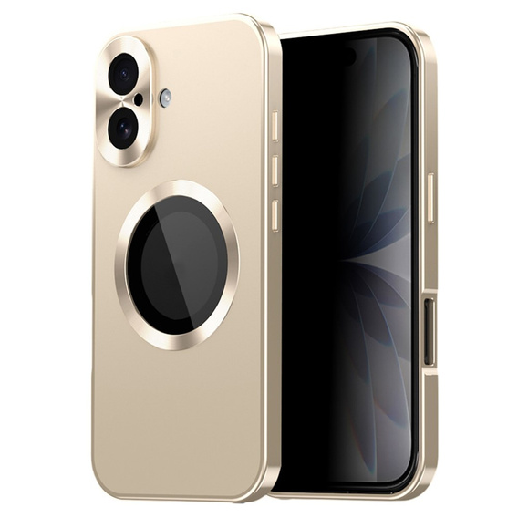 MagSafe-kompatibilis tok iPhone 17-hez, magánéletet védő üveggel