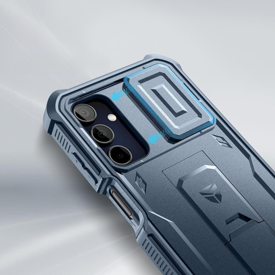 Páncélozott tok a Samsung Galaxy A15, Dexnor Full Body (Two Frames), kék