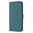 Pattintható tok a Xiaomi Redmi Note 13 5G, BINFEN Wallet, zöld