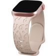 Szilikon szíj az Apple Watch 1/2/3/4/4/5/6/7/8/9/10/SE 38/40/41/42mm-es órájához.