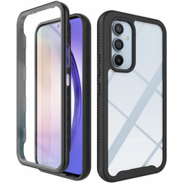 Tok Samsung Galaxy A54 5G készülékhez, Shockproof, fóliával, fekete