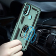 Páncélozott telefontok a Motorola Moto E20/E30/E40, Nox Case Ring, zöld