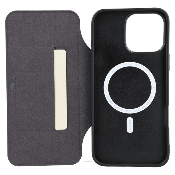 X-LEVEL tok iPhone 16 Pro Max készülékhez, Magnetic Card Holder, szürke