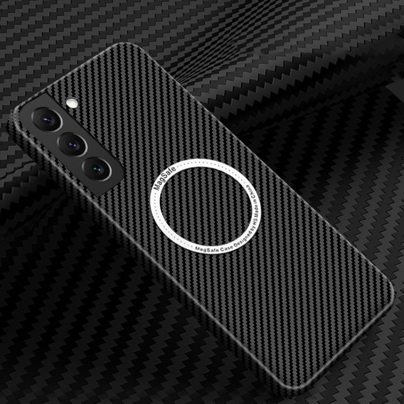 Telefontok a Samsung Galaxy S21 Plus, Magsafe Slim Carbon, fekete