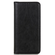Telefontok a Xiaomi Redmi Note 13 Pro 4G / Xiaomi Redmi Note 14S / Xiaomi Poco M6 Pro 4G, Wallet Litchi Leather, fekete