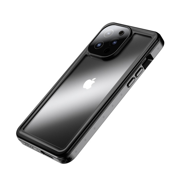 IP68 vízálló tok a iPhone 13 Pro Max, Redpepper Pro, fekete