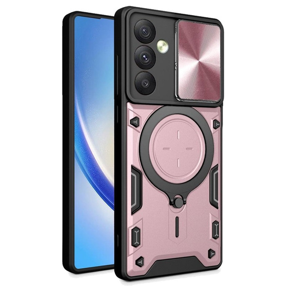 Páncélozott tok Samsung Galaxy A54 5G, CamShield Slide, rózsaszín rose gold