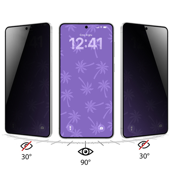 Shy Palm Privacy edzett üveg Samsung Galaxy A17 5G-hez