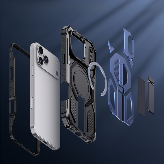 MagSafe-kompatibilis védőtok állvánnyal iPhone 17 Pro Max készülékhez